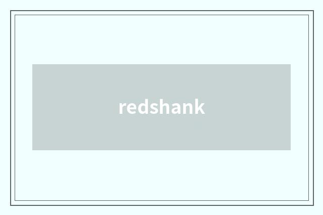 redshank