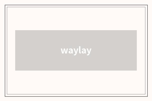 waylay