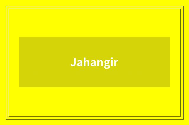Jahangir