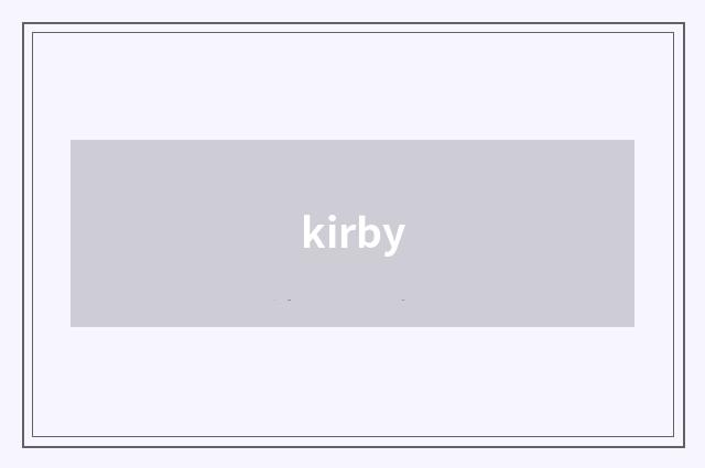 kirby