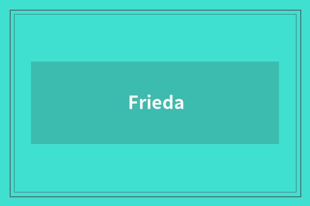 Frieda
