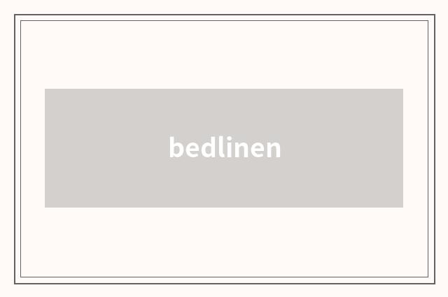 bedlinen