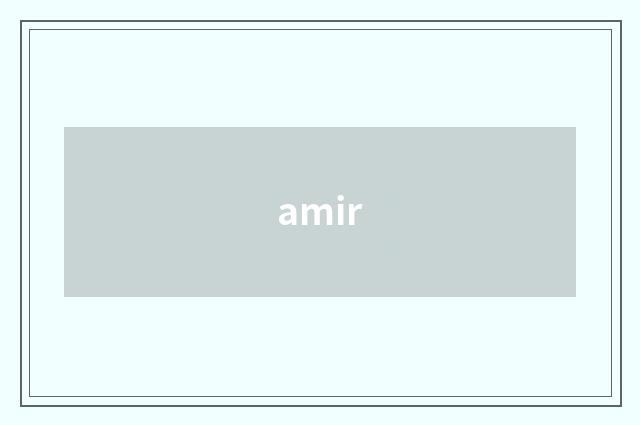 amir