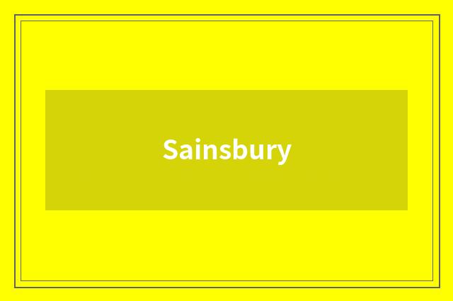 Sainsbury