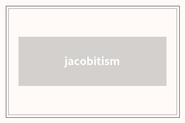 jacobitism