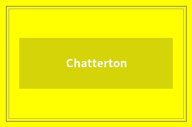 Chatterton