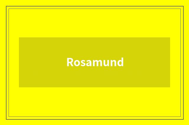 Rosamund