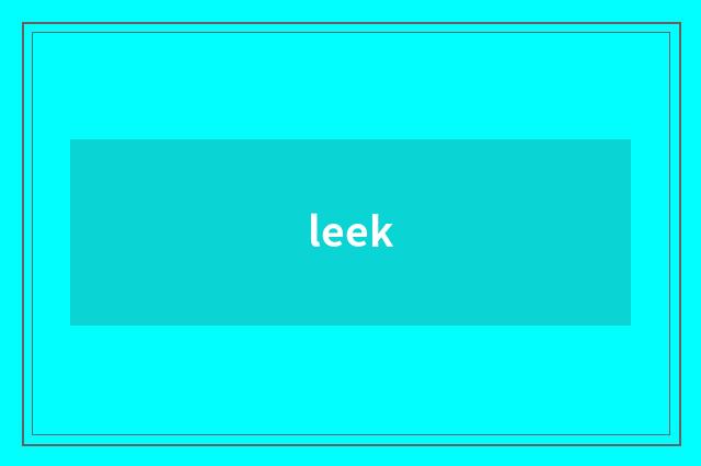 leek
