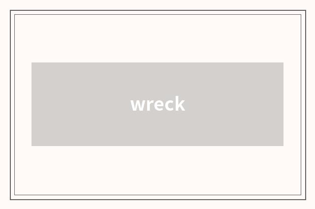 wreck