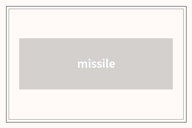 missile