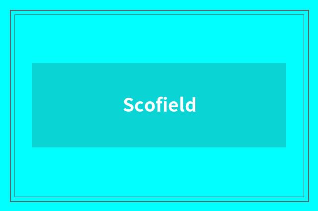 Scofield
