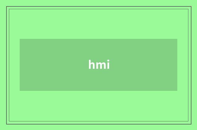 hmi