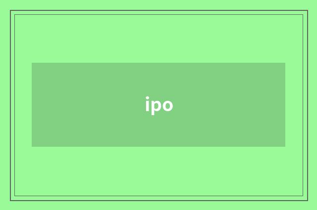 ipo