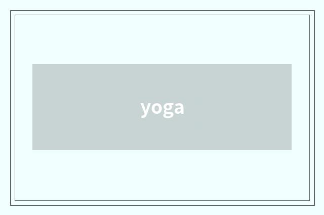 yoga