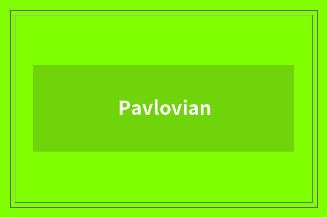 Pavlovian