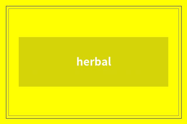 herbal
