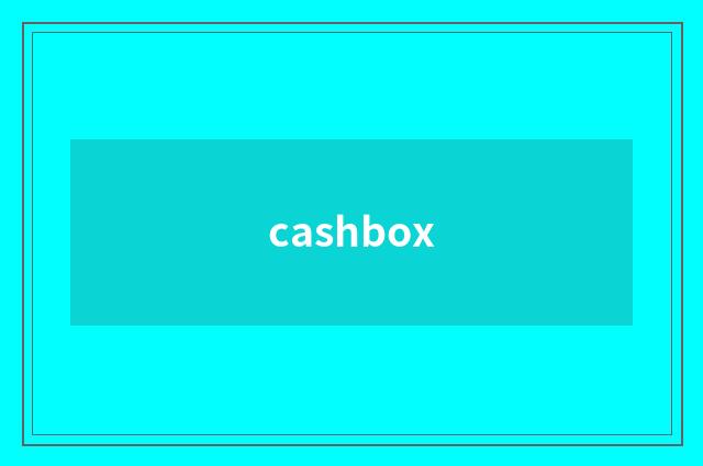 cashbox