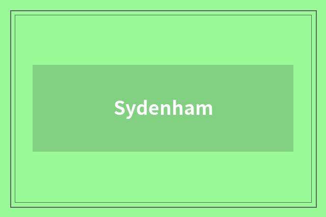 Sydenham
