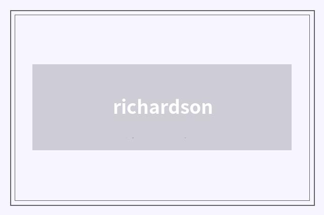 richardson