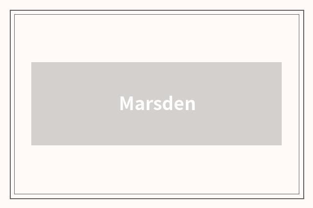 Marsden