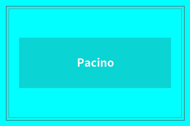 Pacino