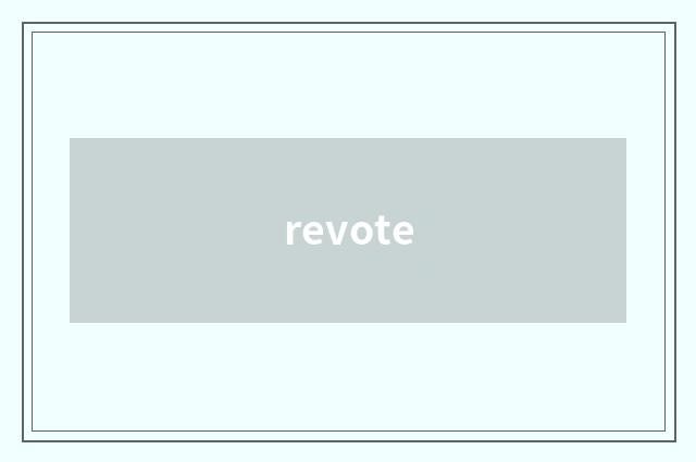 revote