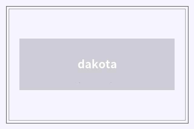 dakota