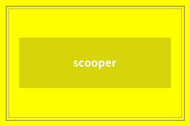 scooper
