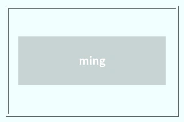ming