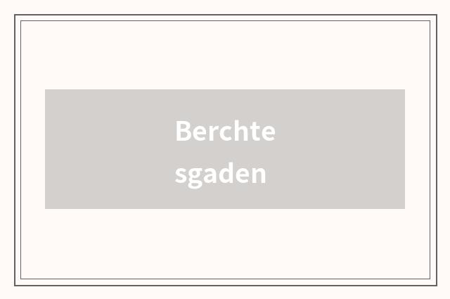 Berchtesgaden