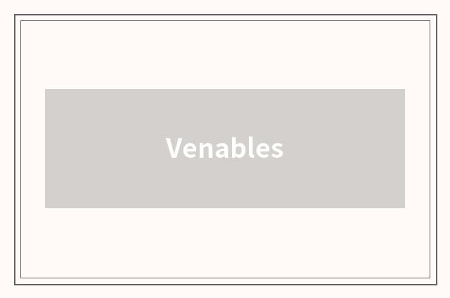 Venables