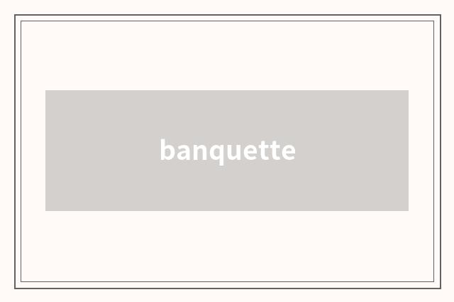 banquette