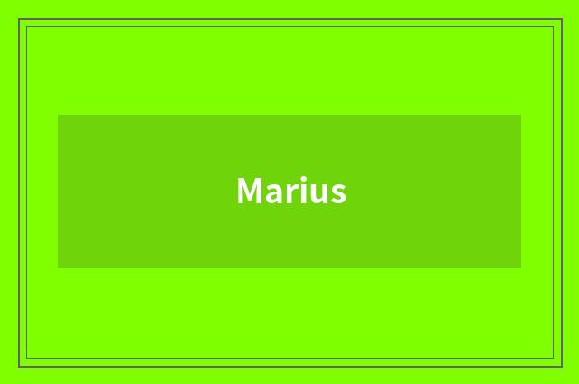 Marius