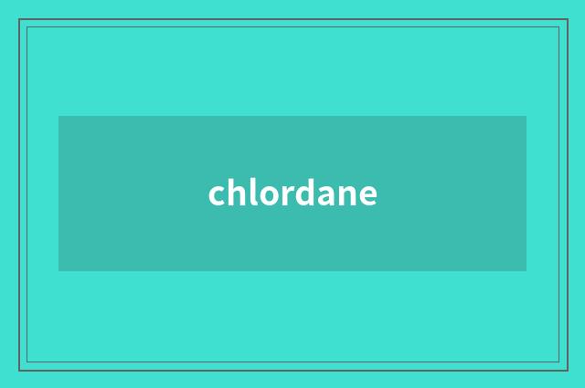chlordane