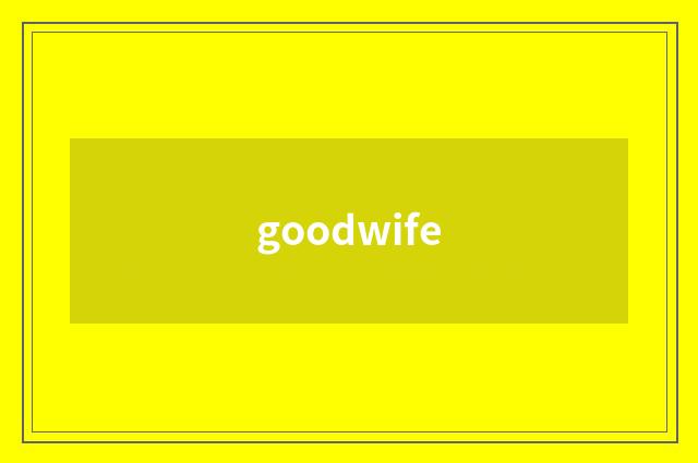 goodwife