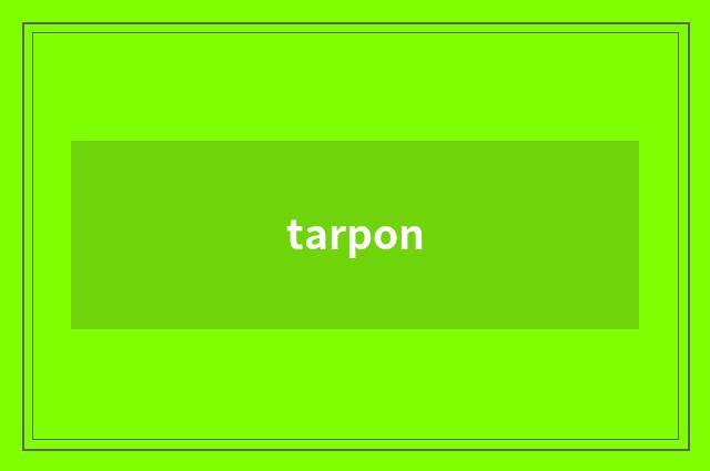 tarpon