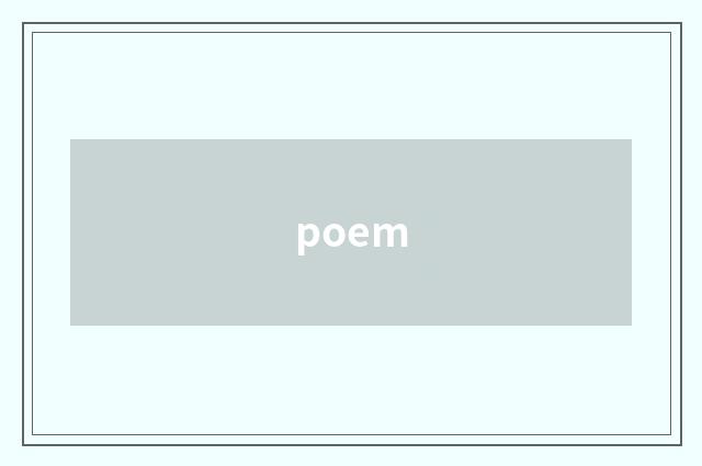 poem