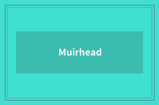 Muirhead