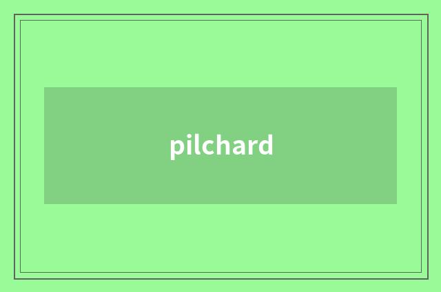 pilchard