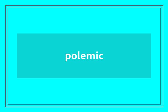 polemic