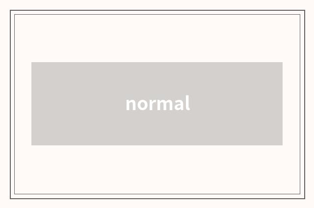 normal
