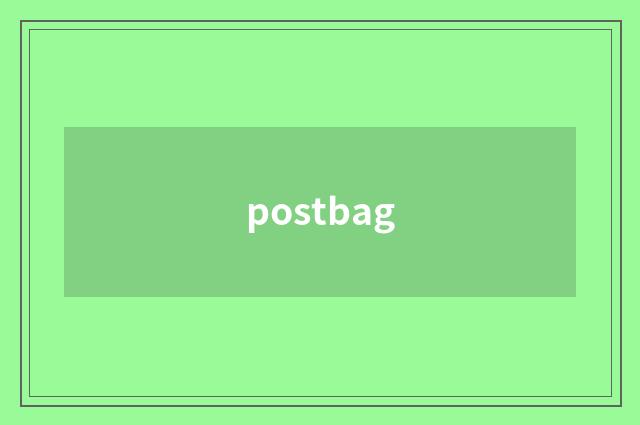 postbag