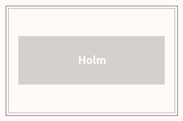 Holm