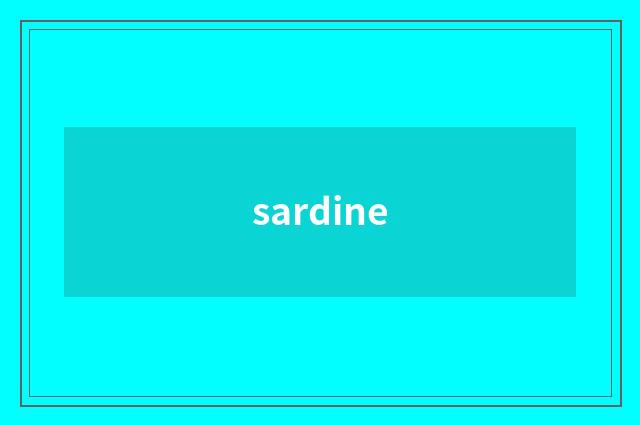 sardine