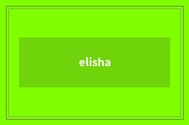 elisha