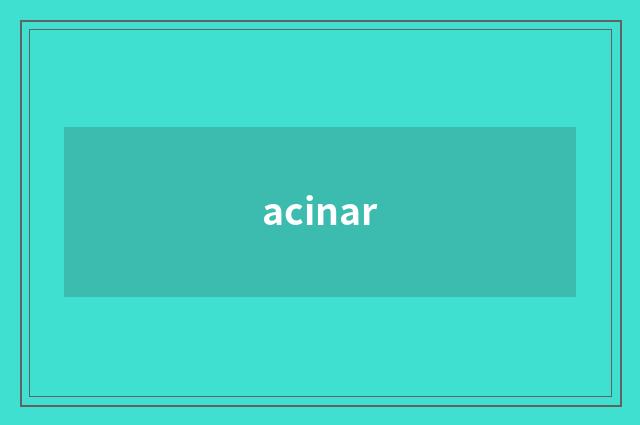 acinar
