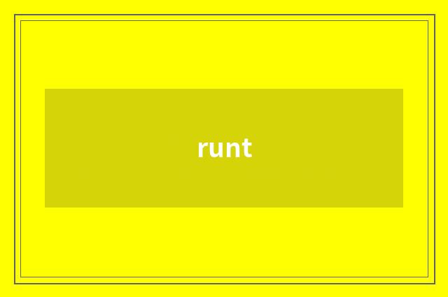 runt