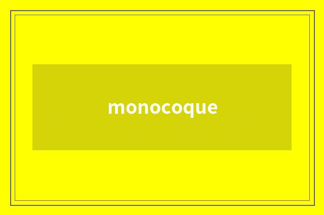 monocoque
