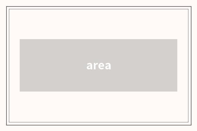 area