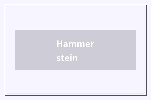 Hammerstein
